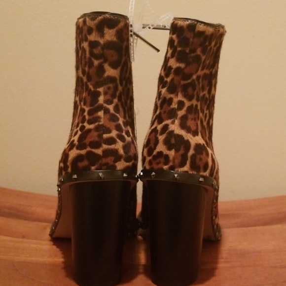 Boots Calf Hair Leopard Gorgeous NEW - Picture 5 of 8